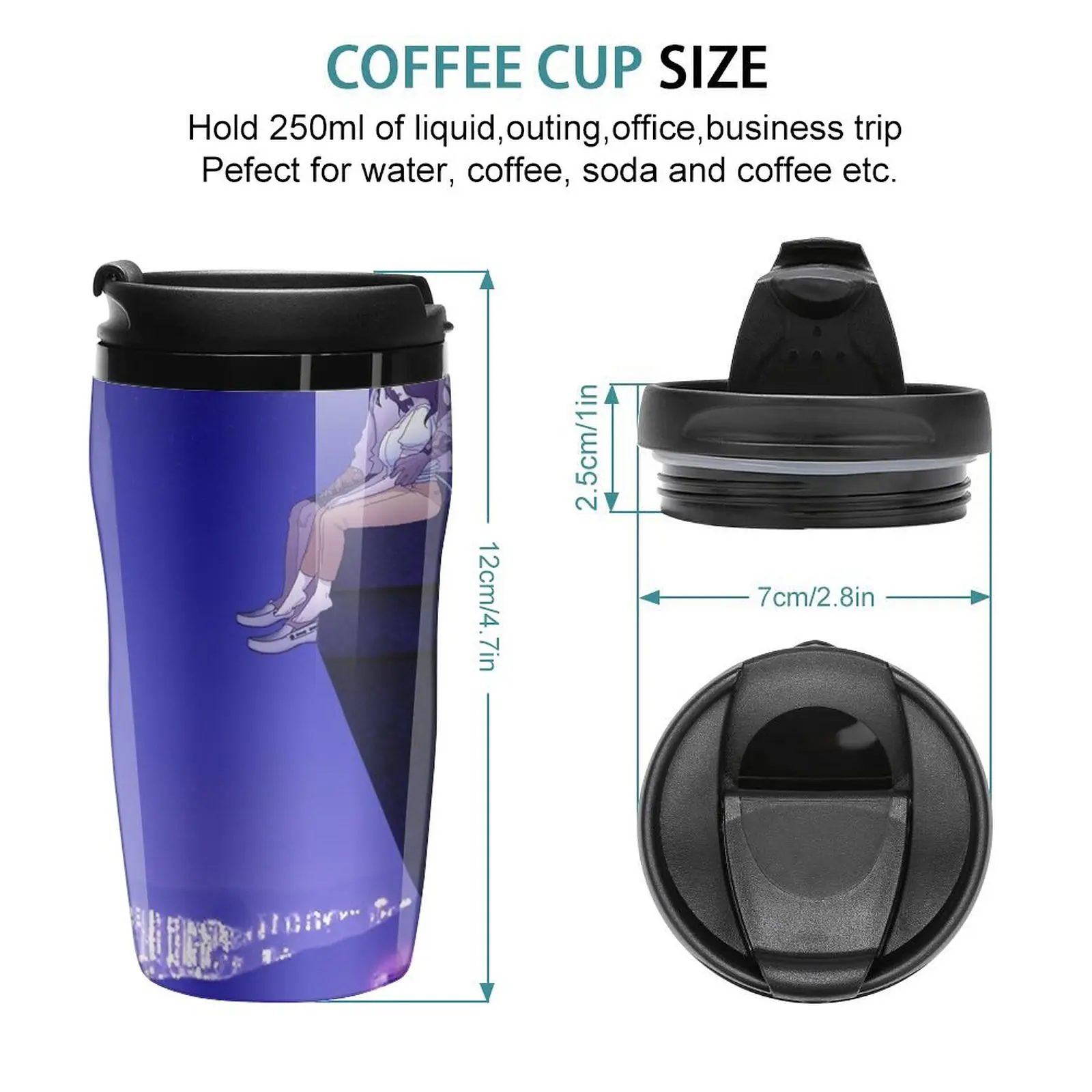 Новый обзор-любовь подсветка города дорожная кофейная кружка набор кофейных