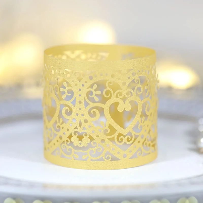 

Бумажные кольца-держатели для салфеток, 50 шт.