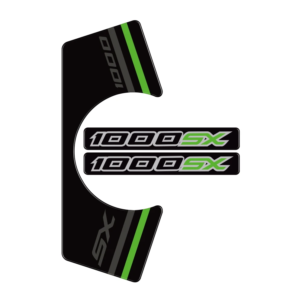 

Для KAWASAKI NINJA 1000SX 2020 2021 2022 2023 2024 2025 мотоциклетные 3D гелевые защитные наклейки для верхней части ямы 3D гелевые защитные наклейки