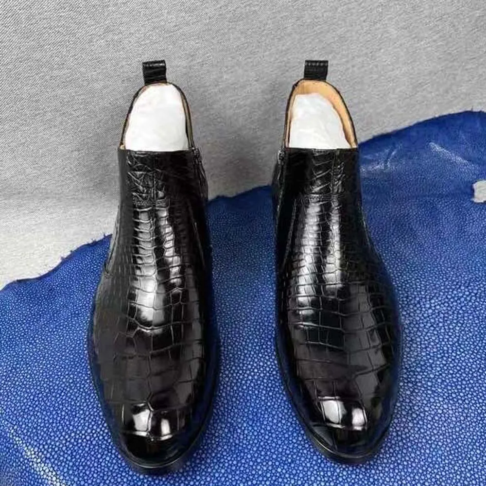 Рисунок 2 - Новые мужские крокодиловые ботинки yingshang