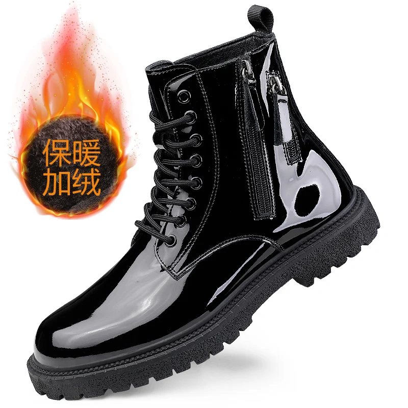 

Мужские ботинки челси в британском стиле, классические рабочие ботинки из хлопка в стиле ретро, ботинки мартинсы с боковой молнией, большой размер 46, новинка 2022