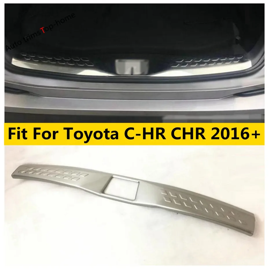 Комплект защитных накладок на задний бампер из нержавеющей стали для Toyota C-HR CHR 2016