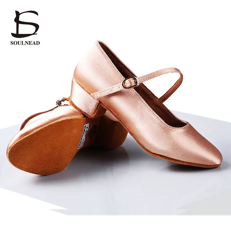 

Satin Latin Jazz Dance Shoes Kids Women Performance Modern Ballroom Tango Salsa Chacha Dancing Shoes Children's Dance Sneakers