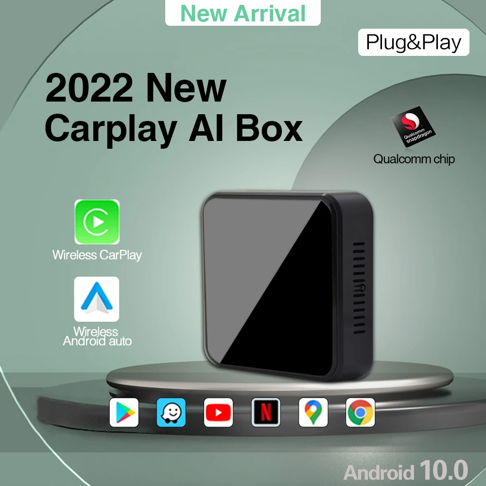 

2022 новая AI Box 4G карманная Беспроводная CarPlay Система Android 4 Гб + 64 Гб 8 ядер для Audi Benz Kia Volvo VW Ford Skoda Audi BMW Hyundai