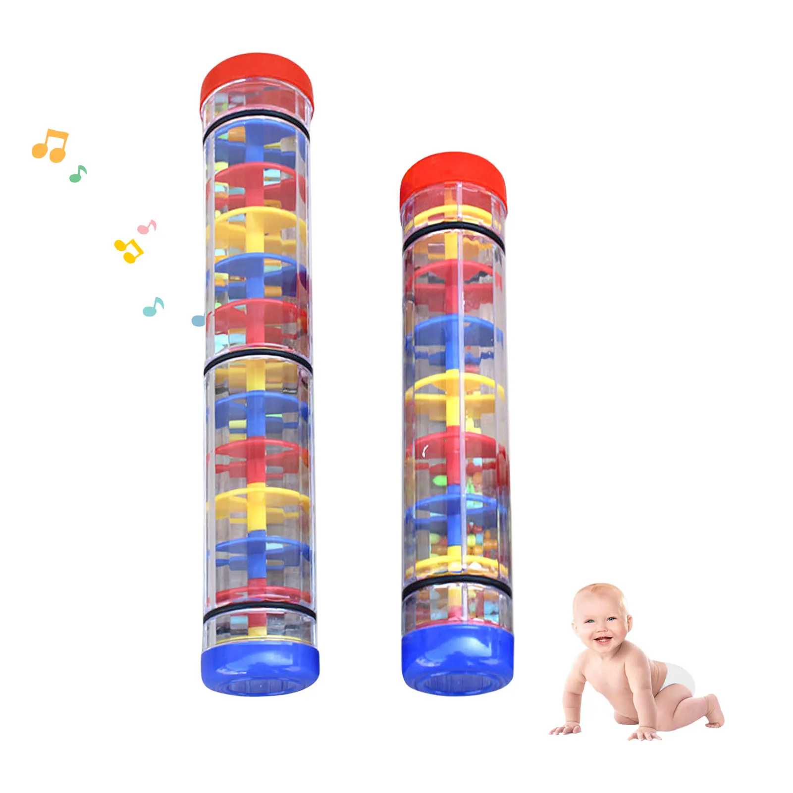 

Дождь, детская игрушка, погремушка, трубка, дождь, палочка, радужные песочные часы, дождевая палочка, игрушка, музыка, сенсорные игрушки для д...