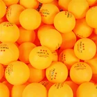 Мячи для настольного тенниса Huieson, комплект из 3 звезд, 3050100 шт., оранжевые, белые, с английской маркировкой, мячи для пинг-понга из АБС-пластика для тренировок