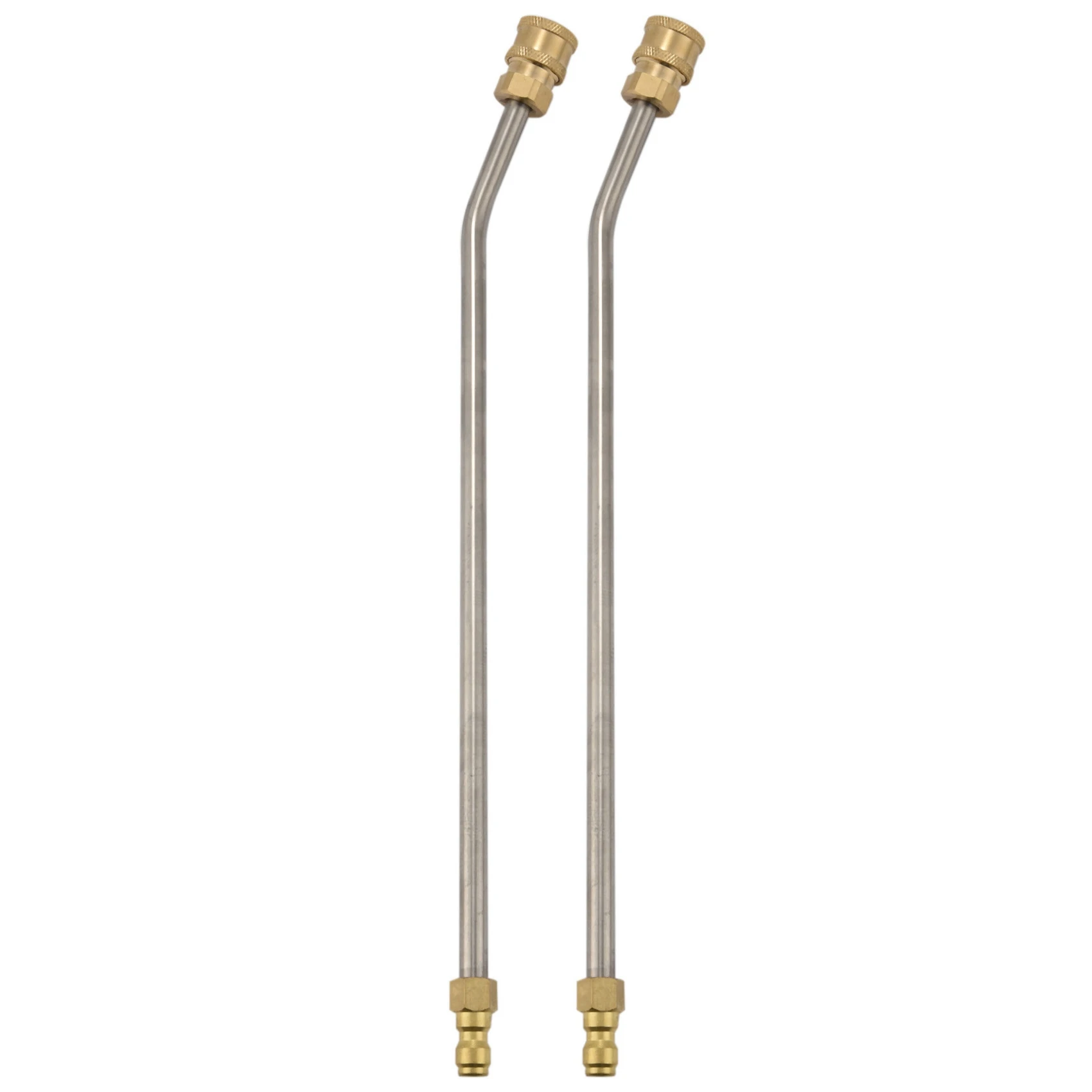 

2X Washer Extension Gutter Cleaner Attachment Accessory,for Lance/Wand 1/4 Inch Quick Connect,30 Degrees Curved Rod