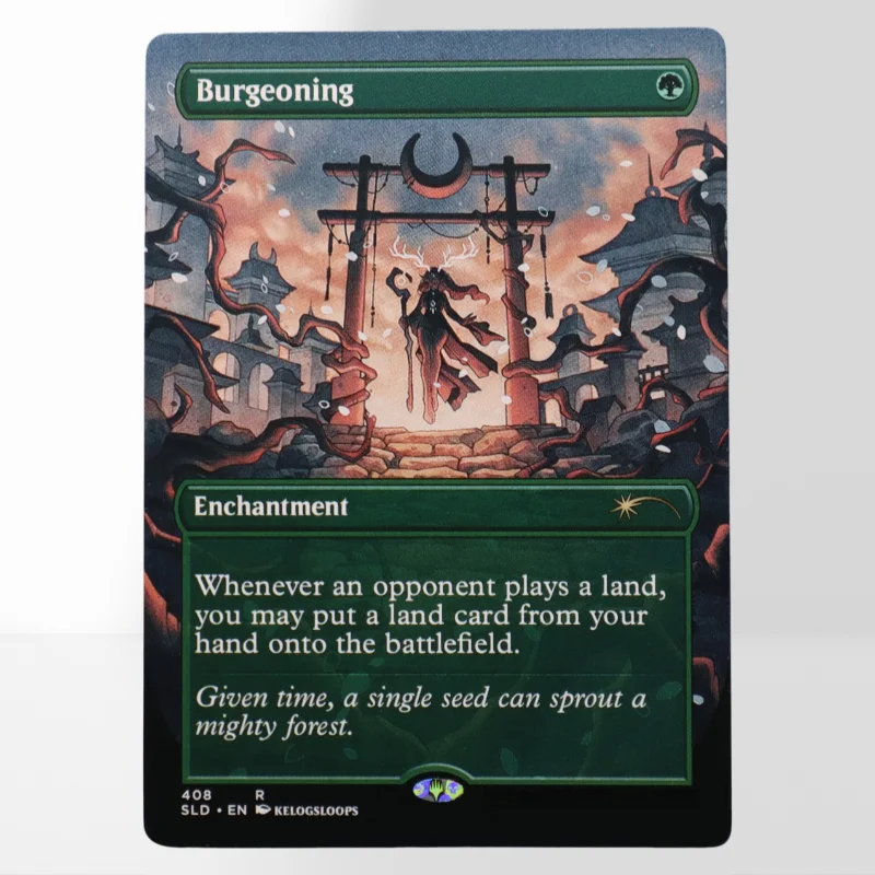 Фото Коллекционные карты TOP Green HOLO TCG для Magical Proxy: Azusa, Lost but Seeking, Constant Mists, Innkeeper's Talent, Sylvan Tutor №5
