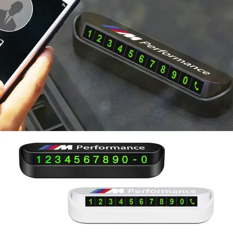 Автомобильная временная парковочная карта с номером телефона номер для BMW M M3 M4 M5