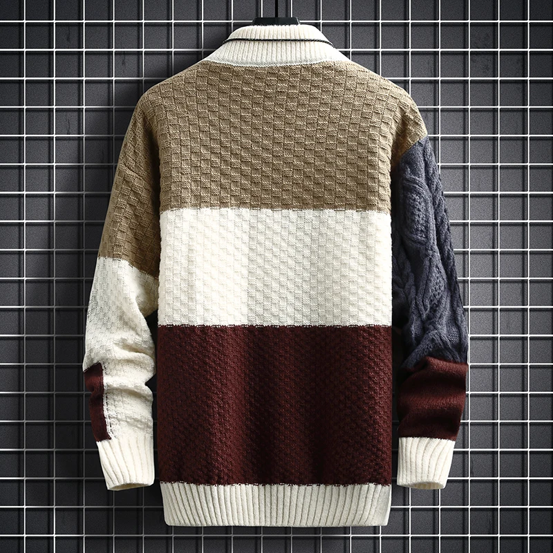 Winter Spring Man Sweater Men Pullover Sweaters Christmas Ski Knitted Pullovers Casual Sweaters Male Knitwear Hip Pop Pull
