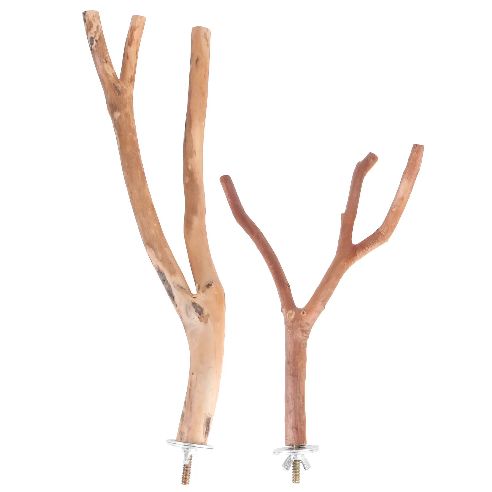 

Bird Parrot Cage Perch Stand Percheswood Standing Toys Parakeet Budgie Branch Wooden Accessories Stands Natural Toy Platform