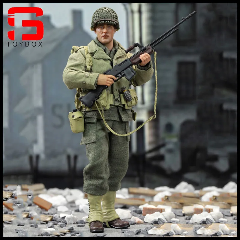 

DID XA80012 1/12 WWII US 2nd Ranger Battalion Private First Class Reiben Figure Model 6'' Male Soldier Action Doll Full Set Toy