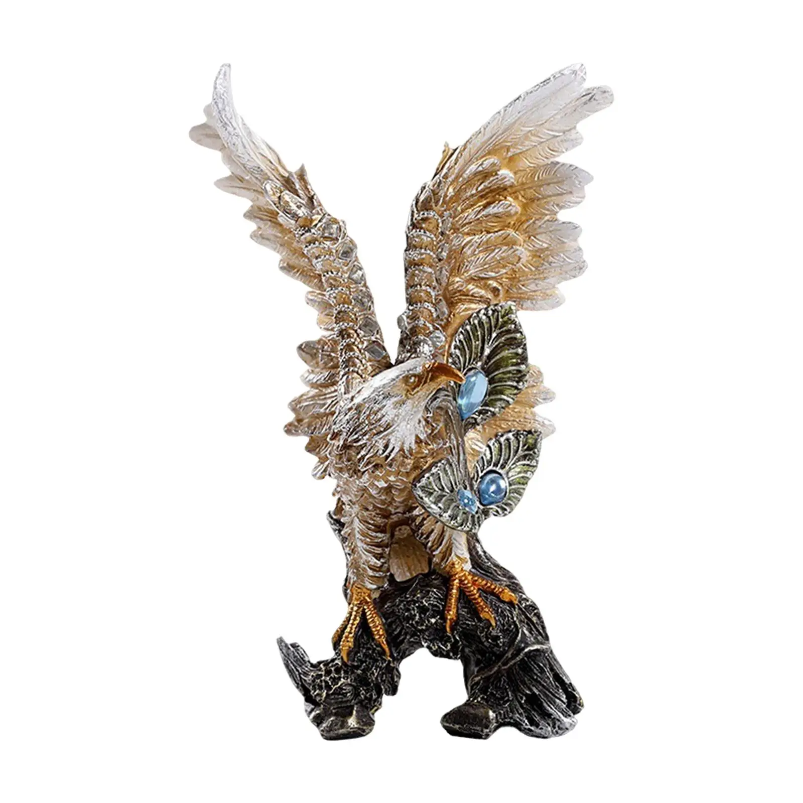 

Modern Eagle Sculpture Collectible Art Decorative Display Figurine Ornament