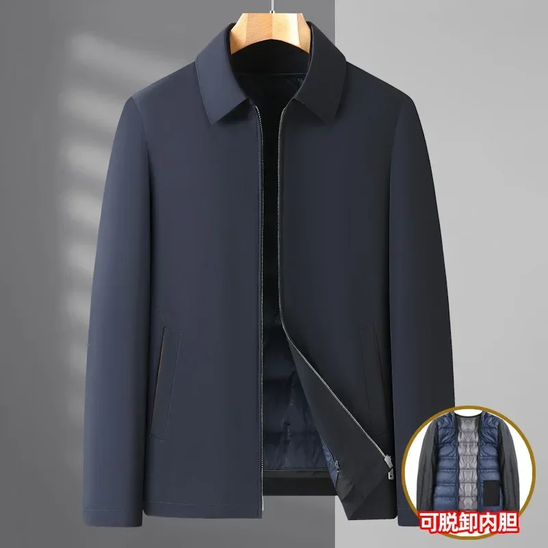 Новое поступление Зимняя Мужская модная куртка со съемной подкладкой для отдыха