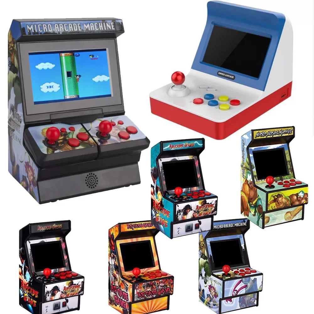 

Handheld Game Console Mini Arcade Game 156 Classic Games for Kids Adults 2.8" Eye-Protected Colorful Screen Rechargeable Ba