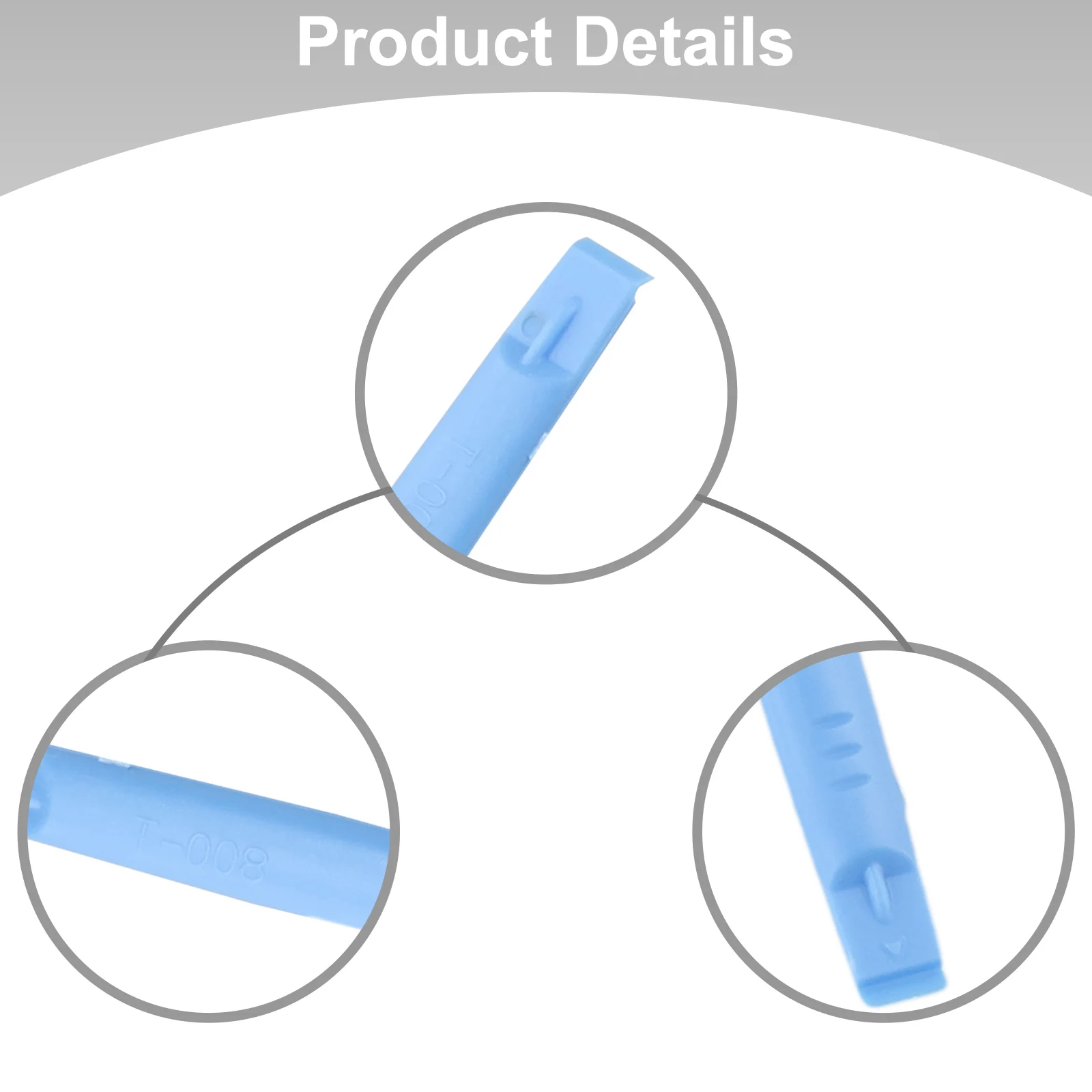 Пластиковый инструмент для открывания скребок 10 шт. 83 мм цилиндрический сделай