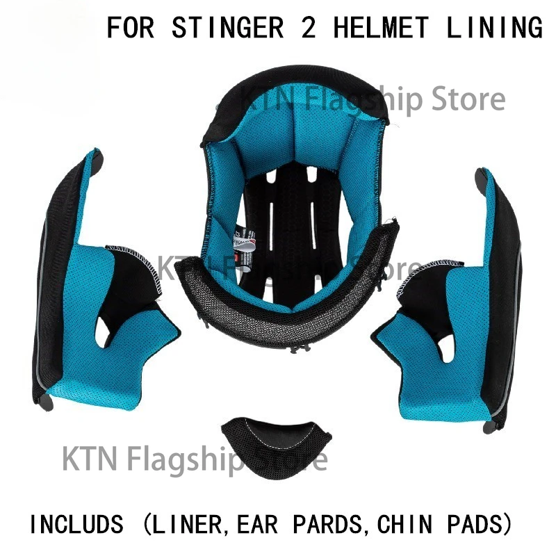 Подходит для MT STINGER 2 оригинальный сменный вкладыш шлема и амбушюры XS-XXL аксессуар