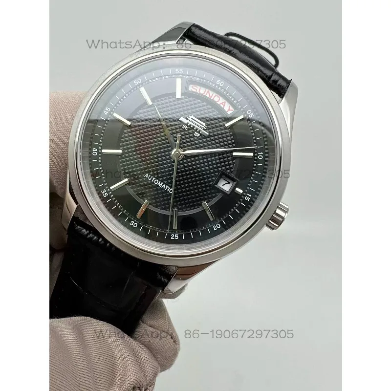 Фото Часы Paris Nail Dial с двойным календарем, полностью автоматические, механические, с черным циферблатом. №3