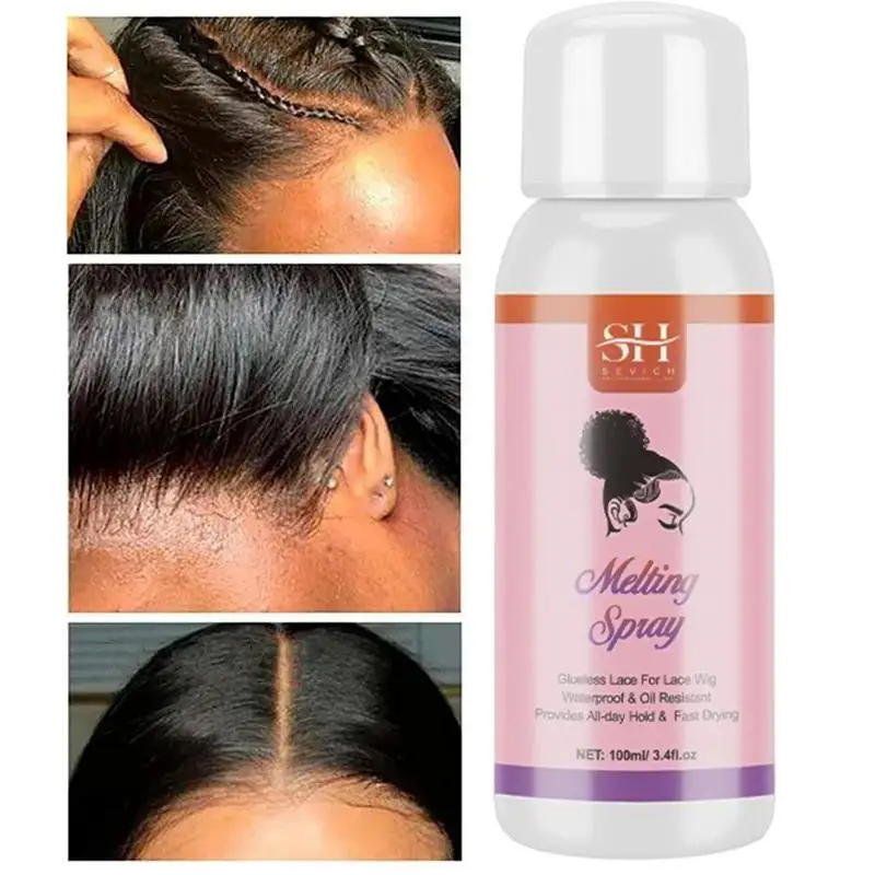 Fast Drying Invisible Lace Wig Adhesive Spray Effectively Removes Adhesive Residues And Gentle On Hair Line