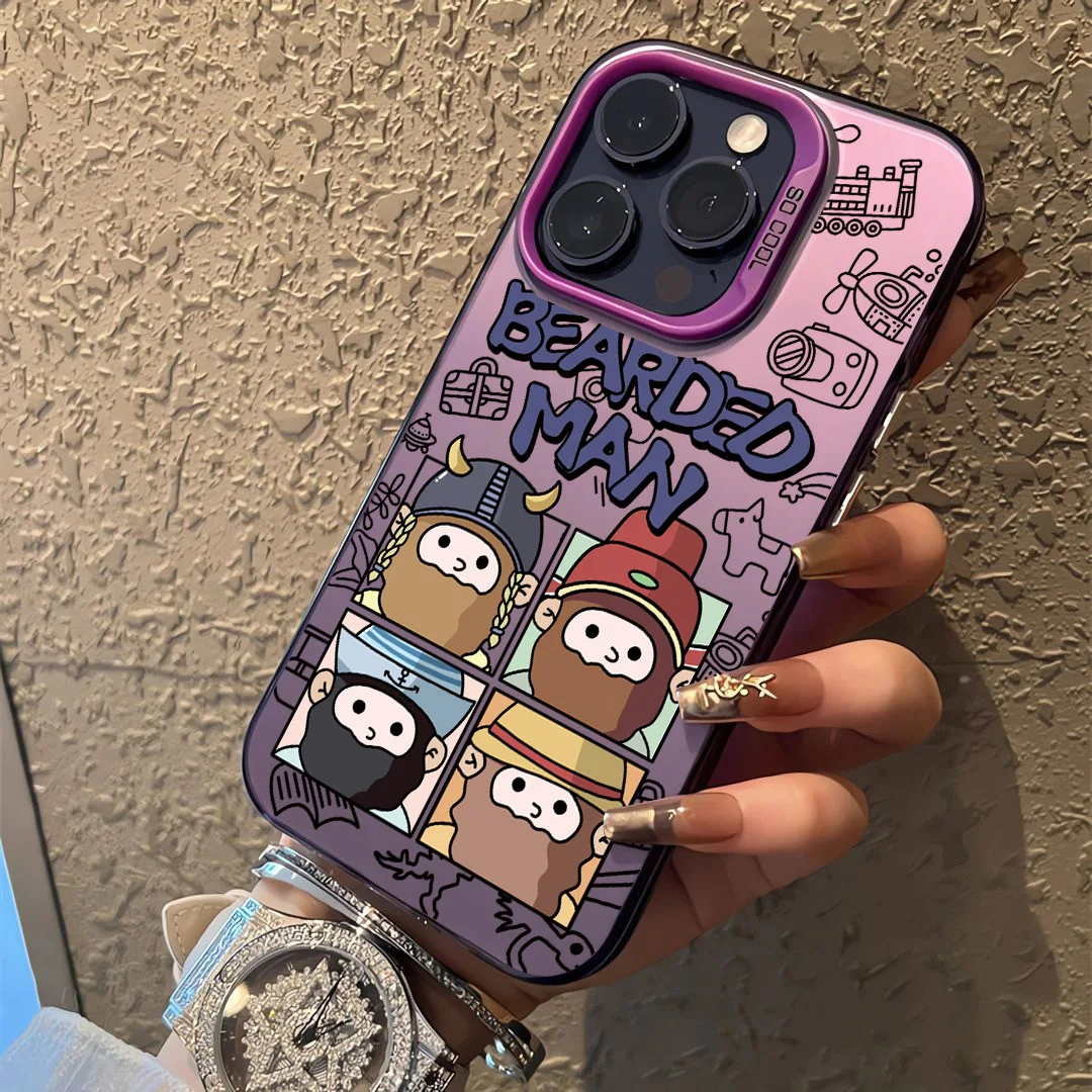 Чехол для телефона COOl Personality Bearded man Huawei Honor 200 90 X6b X7a X9a X5 X8a X9b X7b 70 nova 11 10 4G 5G матовая