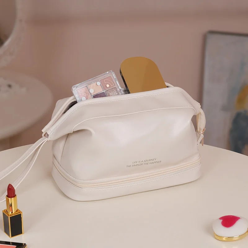 

2022 New Ins Large-capacity Portable Girl Makeup Bag Women Cosmetic Bag Toiletries Organizer Female Storage Makeup Cases