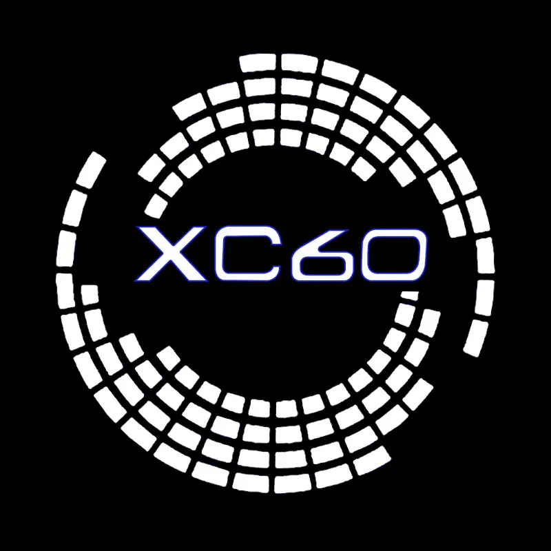 

Светодиодная подсветка для двери автомобиля, проектор логотипа s для Volvo XC60 2018-2021, призрачная теневая лампа, подсветка, автомобильные декоративные аксессуары