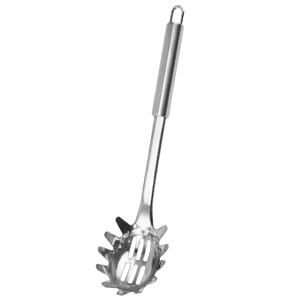 

Pasta Spoon Fork Strainer Scoop Skimmer Serving Ladle Slotted Twirling Soup Dumpling Noodle Baking Utensil Spaghetti Server