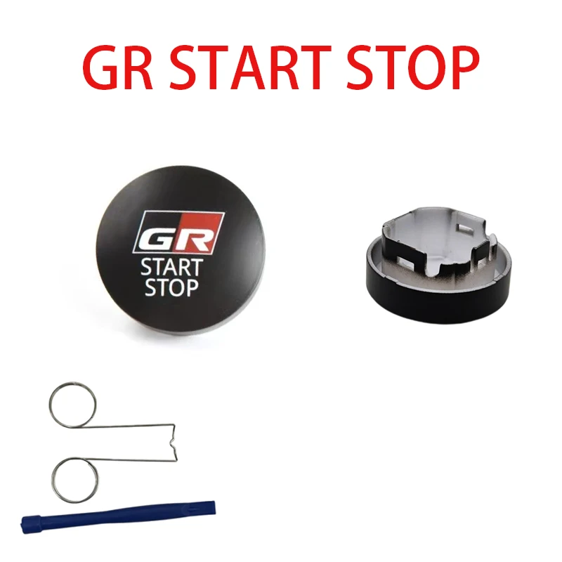 

Сменная Крышка для автомобильного двигателя с одной кнопкой пуска для Toyota GR GAZOO RACING Mirai Avensis Prado Prius Corolla Camry
