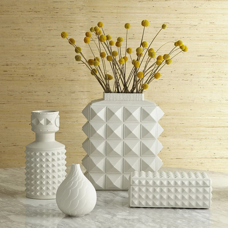 

North Europe and The European Home Decoration Ceramic Vase Abstract StyleCrafts Decoration Retro Creative Flowers Device