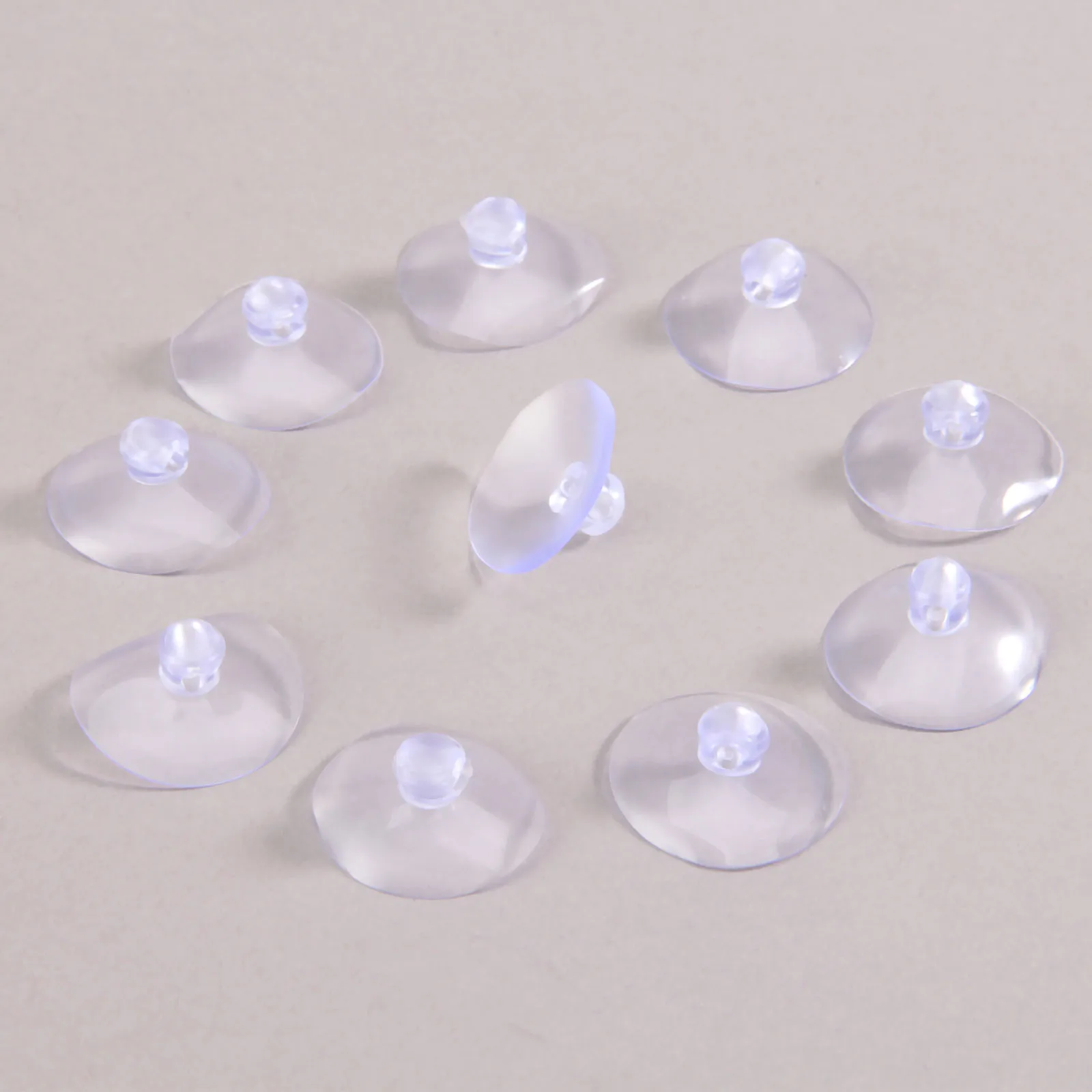 

10Pcs 25mm Sucker Suction Cups Clear Mushroom Head Strong Vacuum Suckers Hook Hanger For Window Kitchen Bathroom Doll Toy Fridge