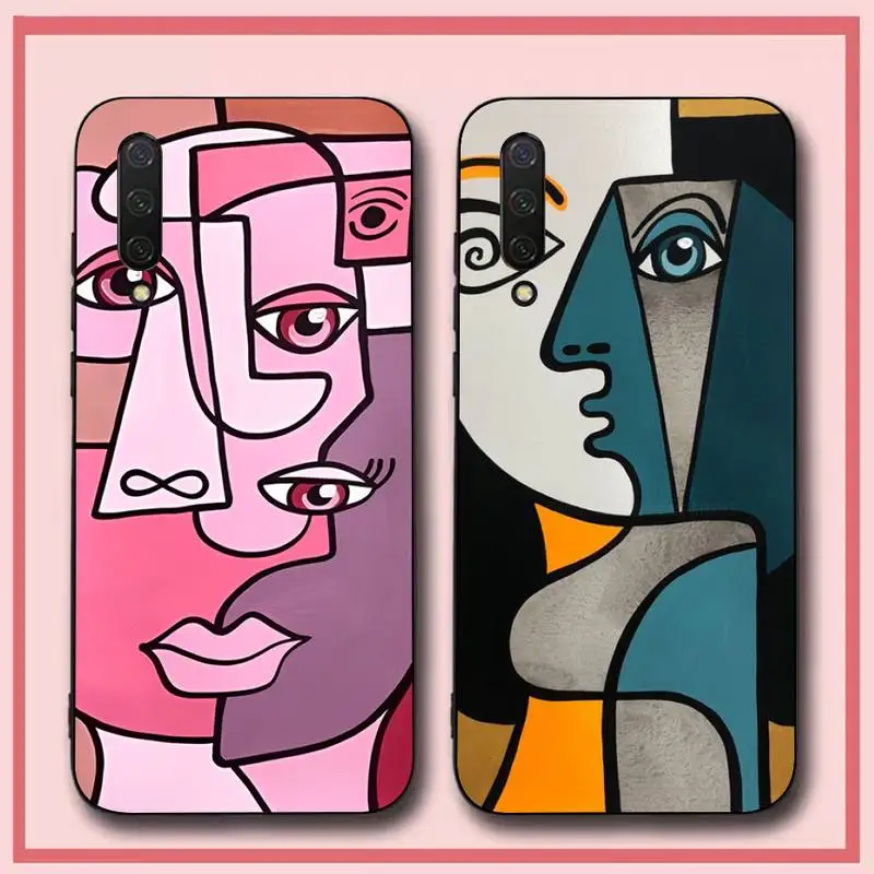 

Picasso Abstract Art Painting Phone Case for Xiaomi mi 5 6 8 9 10 lite pro SE Mix 2s 3 F1 Max2 3