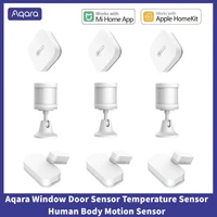 aqara window door sensor temperature humidity human body motion sensor wireless zigbee smart home kits for xiaomi mijia mi home