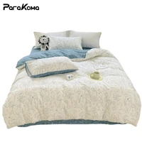 100 cotton duvet cover set 4 pcs soft bedding set with zipper fresh rustic pattern comforter cover including pillowcase sheets