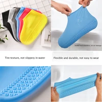 boots silicone waterproof shoe cover reusable rain shoe covers unisex shoes protector anti slip rain boot pads for rainy day new