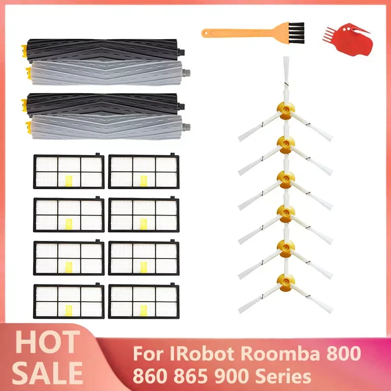 

For IRobot Roomba Parts Kit Series 800 860 865 866 870 871 880 885 886 890 900 960 966 980 - Vacuum Cleaner Brushes and Filters