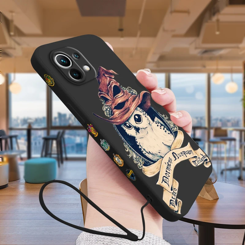 

Cool Night owl Potters Wand Harries For Xiaomi Mi 13 12S 12 12T 12X 11i 11T 11 10 S Pro Lite Ultra Liquid Left Rope Phone Case