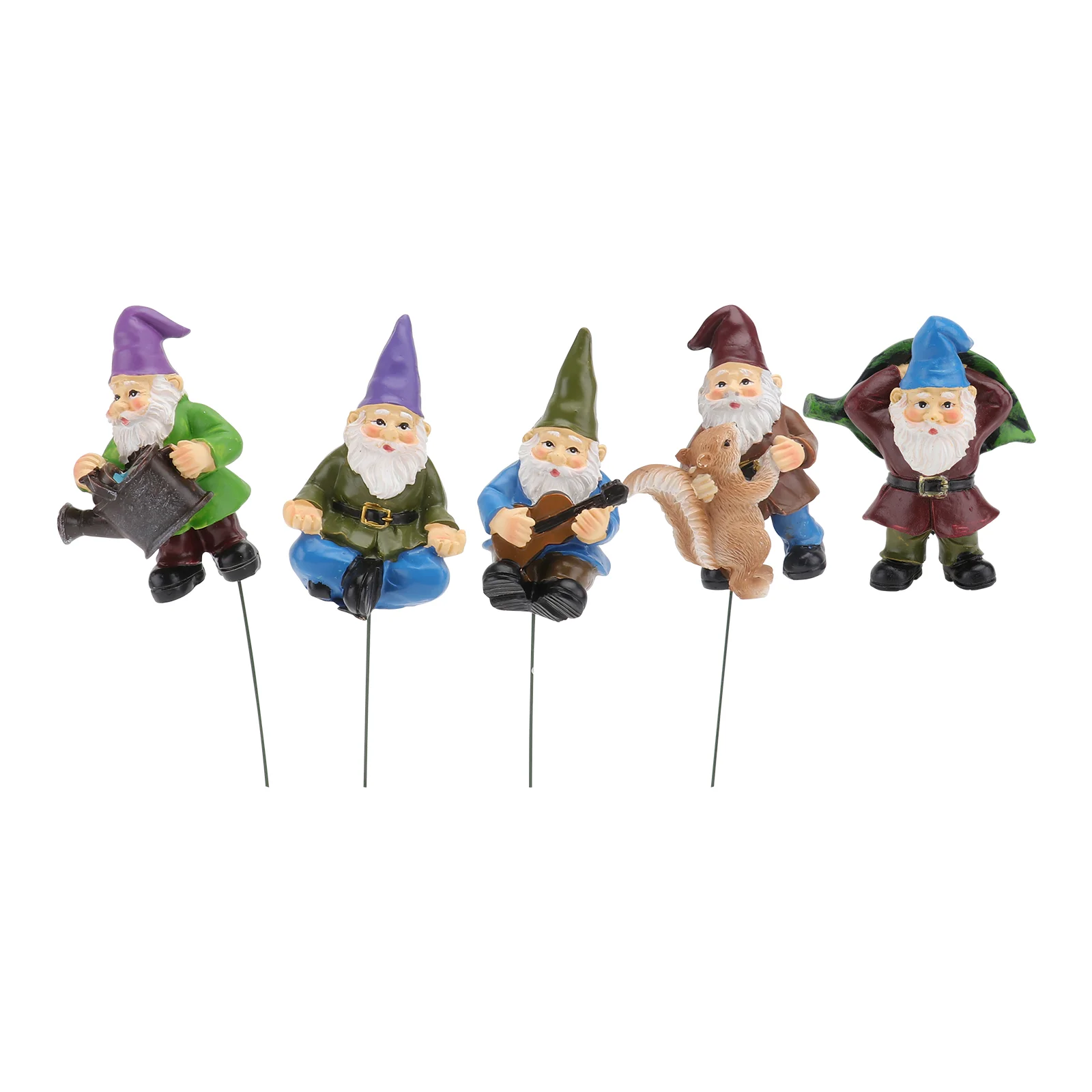 

5Pcs Premium Unique Creative Cake Adornments Resin Dwarf Crafts Dwarf Decors for Baking Deco Cake
