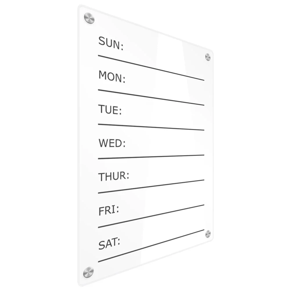 Доски для сухого стирания в холодильнике. Расписание записей. Магнитный