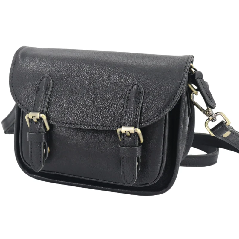 

Vintage Small Messenger Bags For Women Natural Cowhide Purse Flap Solid Female Shoulder Crossbody Bag Girl's Designer Handbags