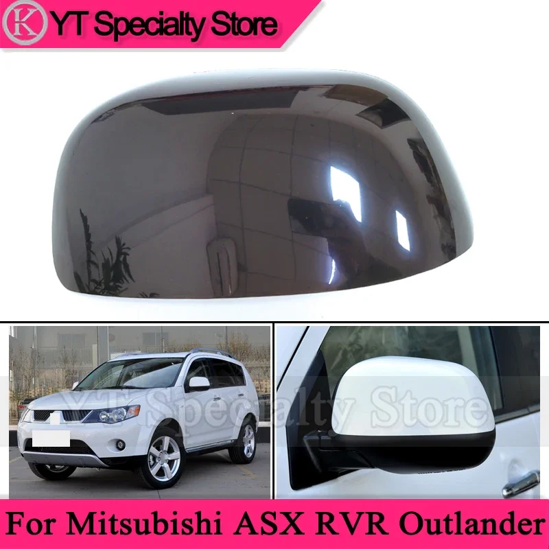 

Автомобильное зеркало заднего вида для Mitsubishi ASX RVR Outlander 2008 2009 2010, пластиковая крышка для бокового зеркала заднего вида, крышка для зеркала заднего вида