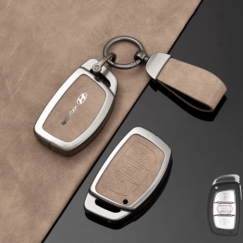 Автомобильный смарт-брелок из цинкового сплава для Hyundai Tucson Santa Fe Rena Sonata Elantra Creta Ix35