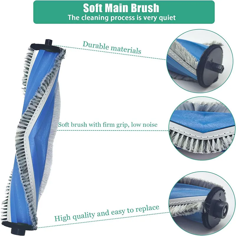 Аксессуары для робота-пылесоса ECOVACS Cobos T30 Pro MAX швабра с роликом щетка фильтр мешок