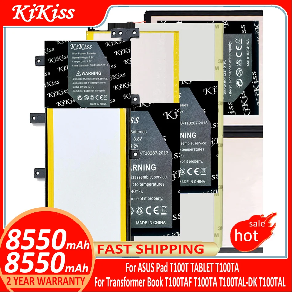 

KiKiss Battery C12N1320 C12N1406 For ASUS Pad T100T TABLET T100TA for Transformer Book T100TAF T100TA T100TAL-DK T100TAL