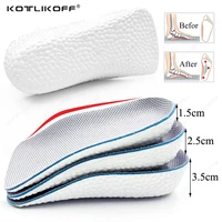 height increase insoles for men women shoes flat feet arch support orthopedic insoles sneakers heel lift memory foam shoe pads