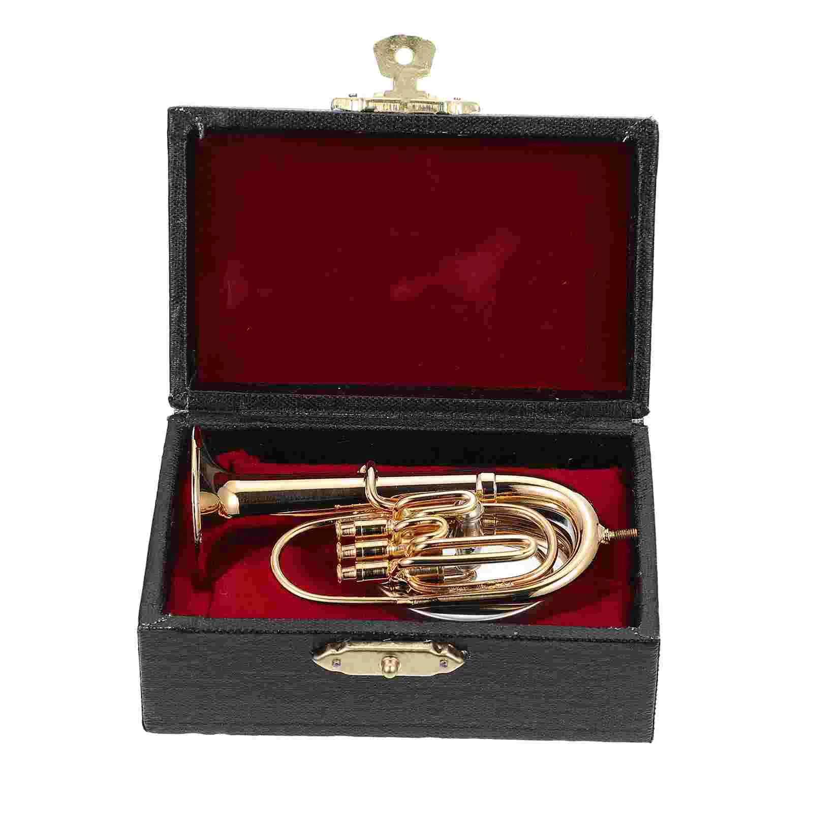 Baridong украшения офисный декор медный настольный баритон мини домашний 24-каратный