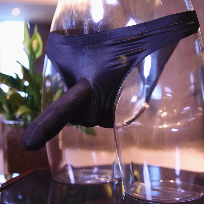 Мужские Бесшовные трусики стринги из вискозы с низкой посадкой - купить по