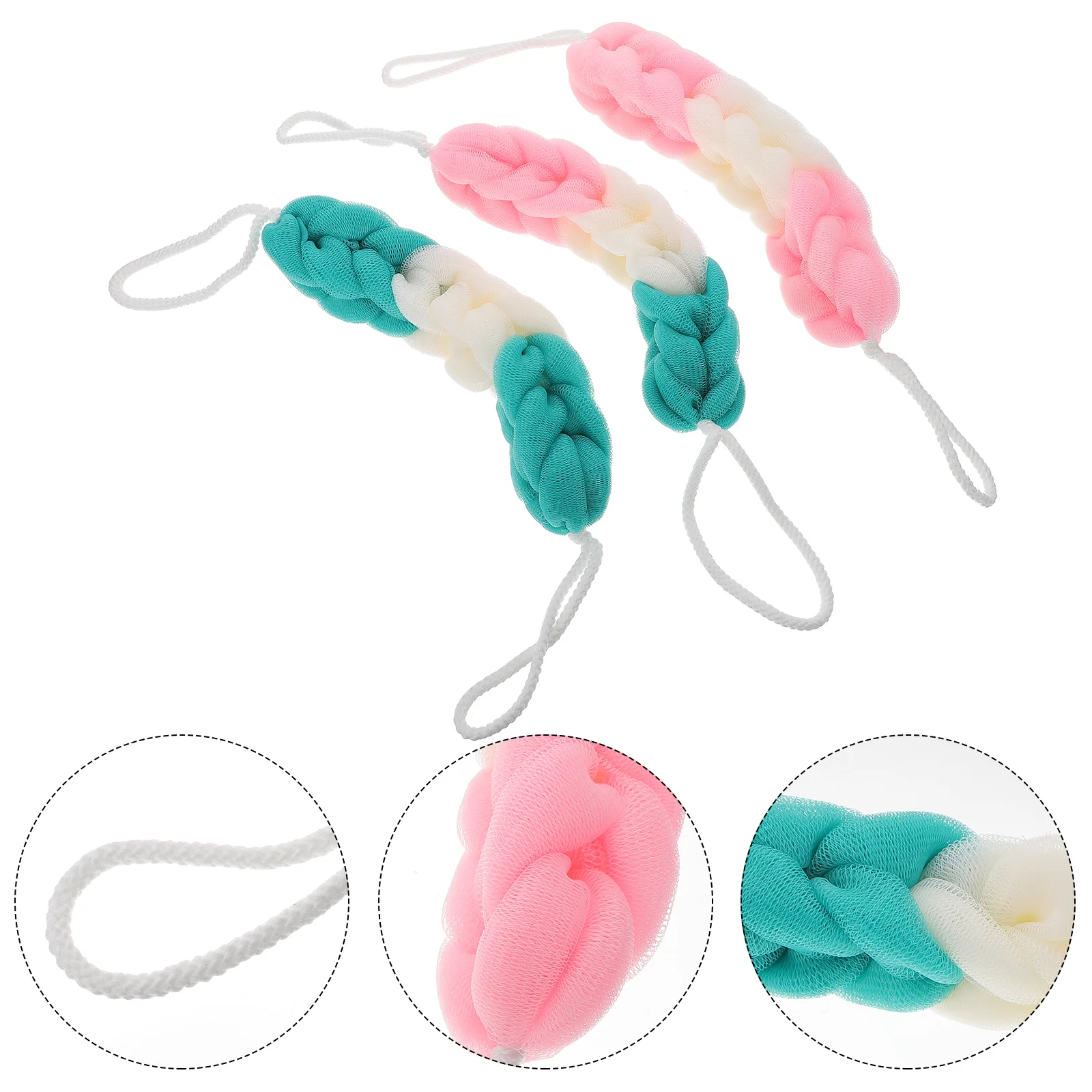 

3 шт., отшелушивающая люфы для душа