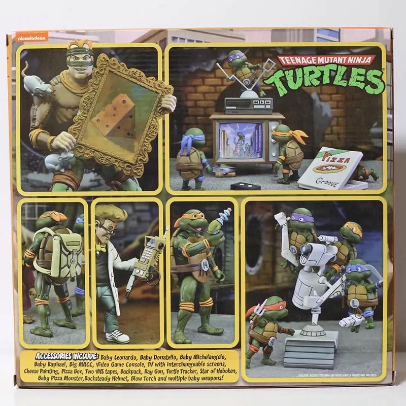 NECA Teenage Mutant Ninja Turtle Фигурка Манга TMNT Фигурка Аниме Фигурки Набор Модель Периферийные устройства Оригинальный подарок для детей (art.: 3920ce9bbdf0e) - 3920ce9bbdf0e