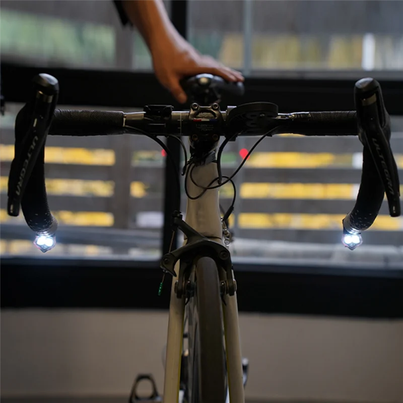 1 пара USB-зарядок для велосипеда указателя поворота светодиодные заглушки на руль