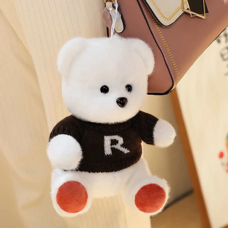 

25CM Teddy Bear Stuffed Animals Toys Plush Pendant Toy Dolls Cloth Dolls Wedding Celebration Decoration Birthday Christmas Gift